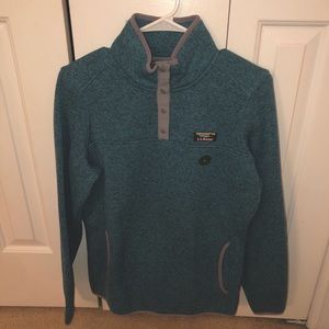 LL Bean Sweater Fleece Pullover